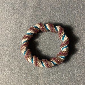 Cellini spiral beaded bracelet